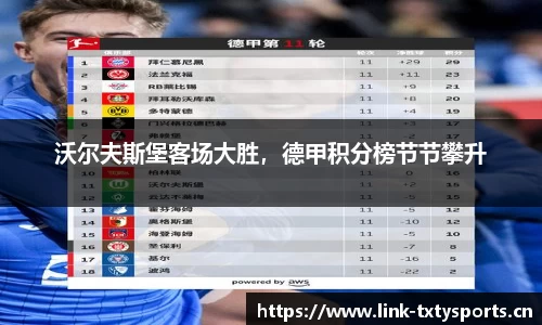 沃尔夫斯堡客场大胜，德甲积分榜节节攀升